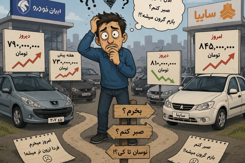 افزایش سنگین قیمت خودرو در تیر ۱۴۰۵ — تحلیل بازار و توصیه‌های سرمایه‌گذاری