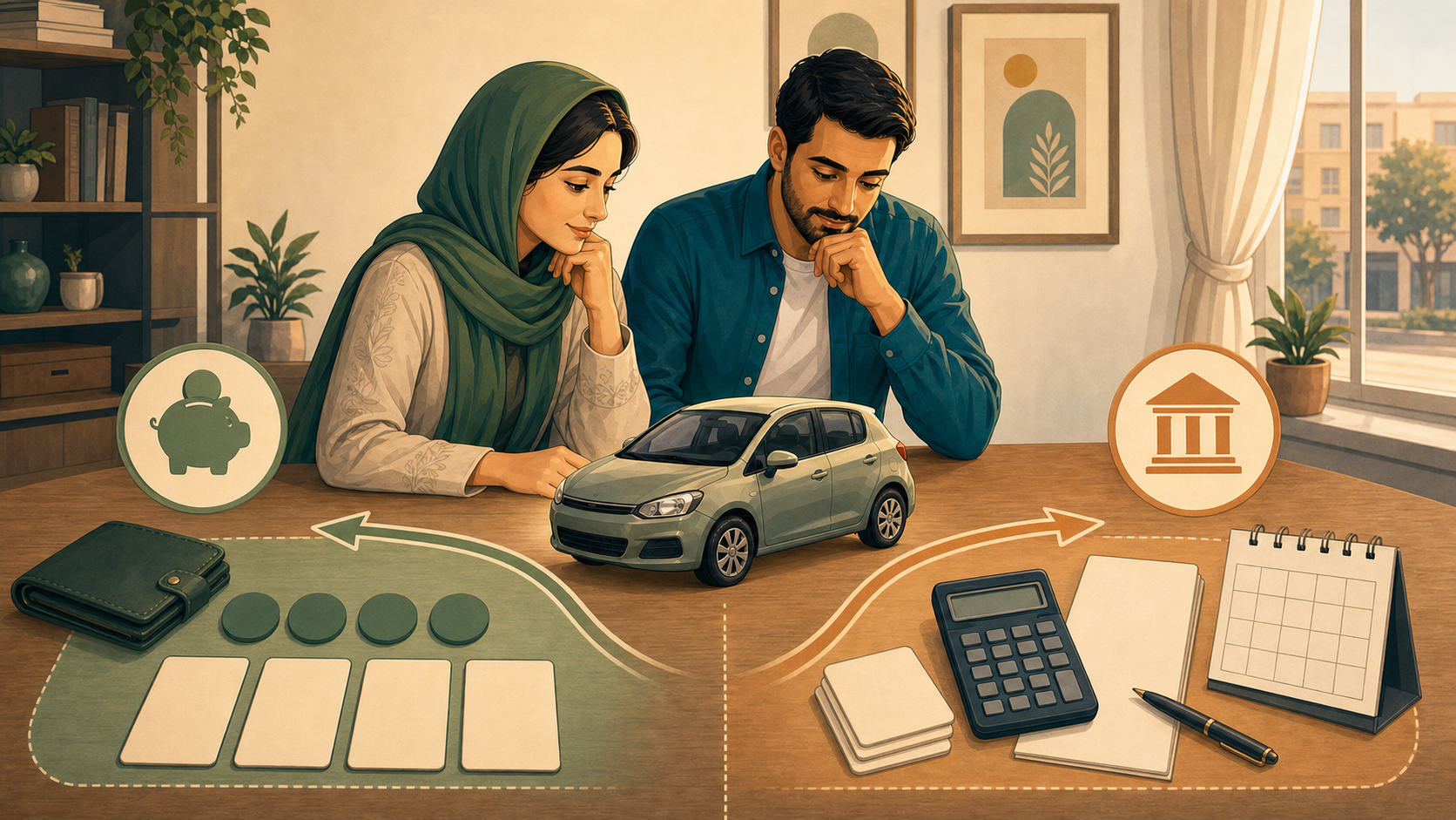 خرید خودرو نقدی یا قسطی؟ راهنمای وام و لیزینگ