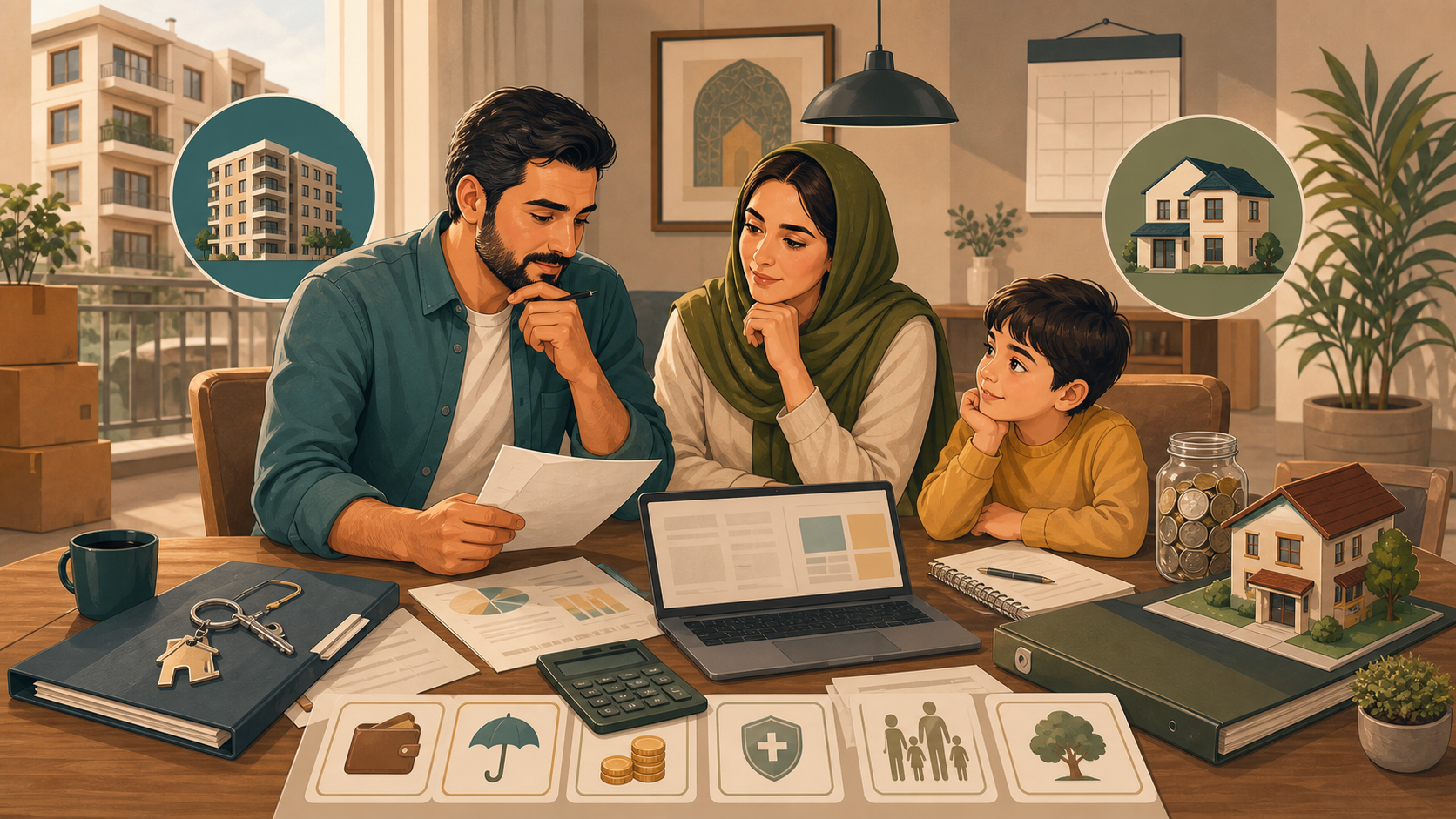 خرید خانه یا اجاره؟ راهنمای تصمیم مالی خانواده‌ها