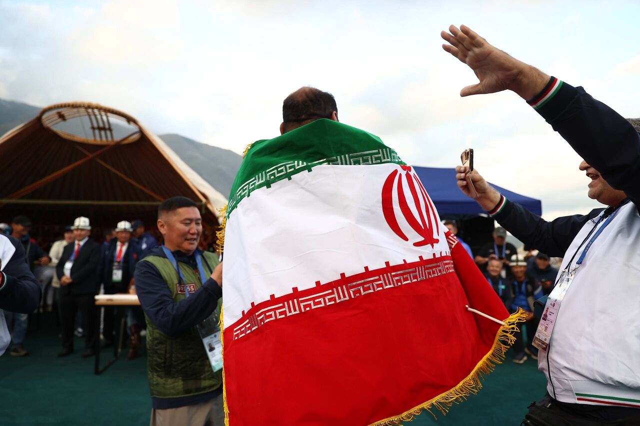 اولین طلای ایران در بازی‌های جهانی عشایری؛ قیطاسی قهرمان شد