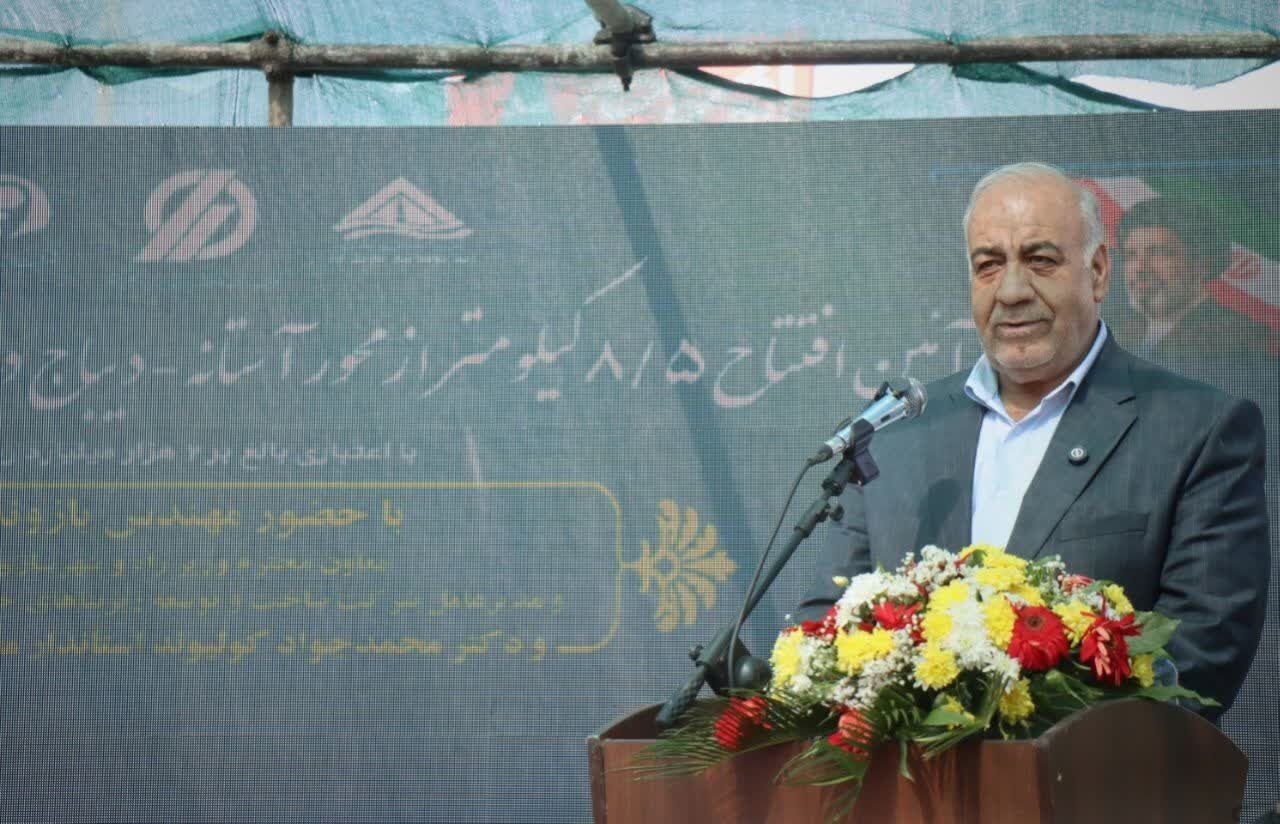 معاون وزیر: اجرای ۱۲۰۰ کیلومتر طرح حمل‌ونقلی کشور با وجود محدودیت‌ها ادامه دارد
