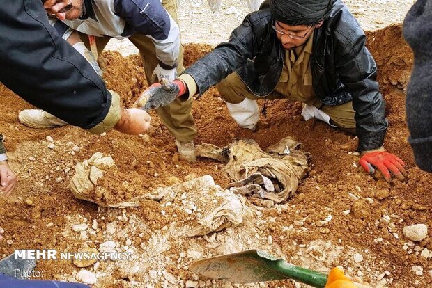 کشف پیکر مطهر یک شهید در طلاییه