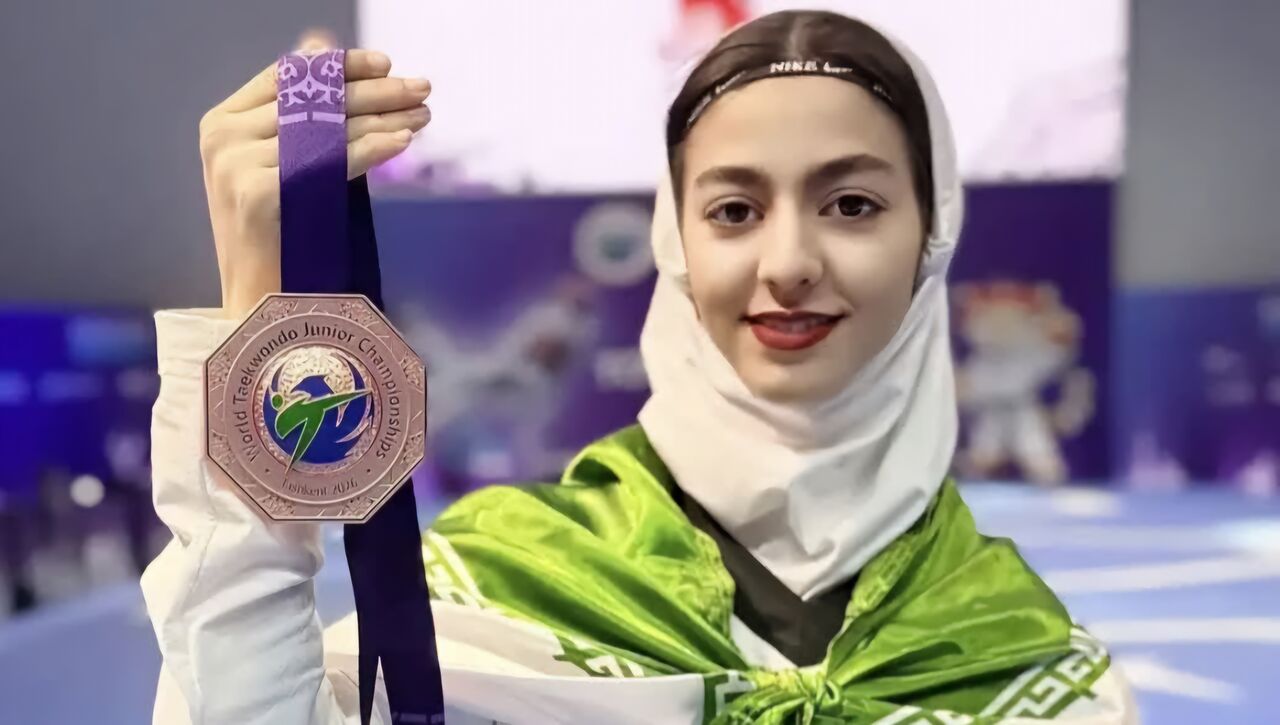 تکواندوکار شاهرودی نماینده ایران برای رقابت‌های جهانی دانش‌آموزان در برزیل