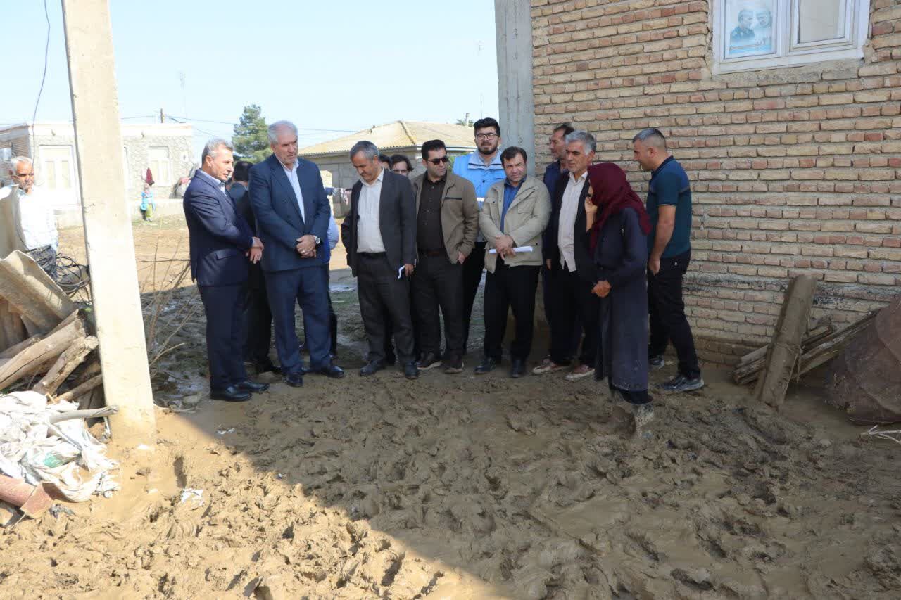 سیل به ۱۲۱ واحد مسکن و هزار راس دام سبک و ماکیان در بیله‌سوار خسارت زد