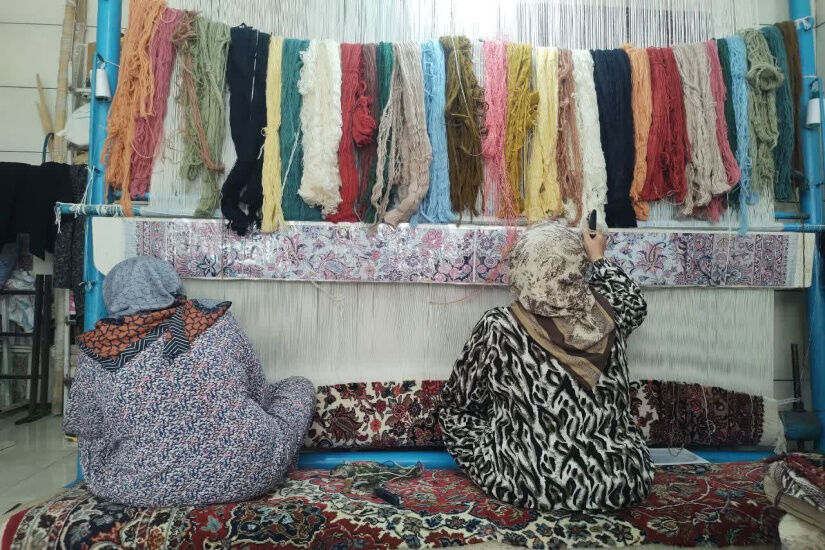 ۱۰۲ هزار مترمربع فرش دستباف در اردبیل تولید شد
